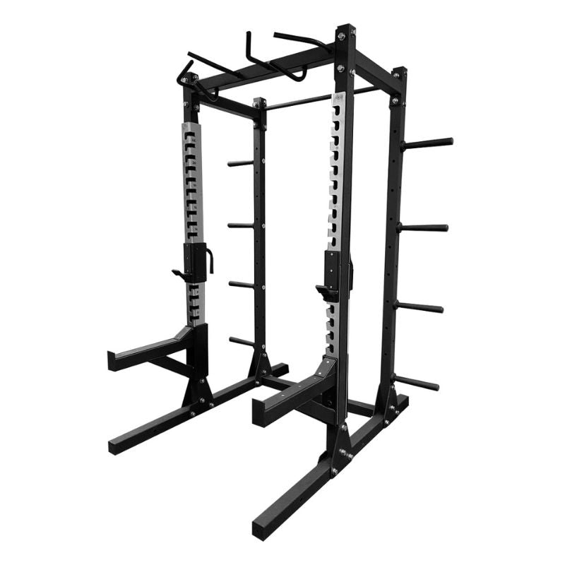 TAG Fitness Stainless Steel Half Rack in Black