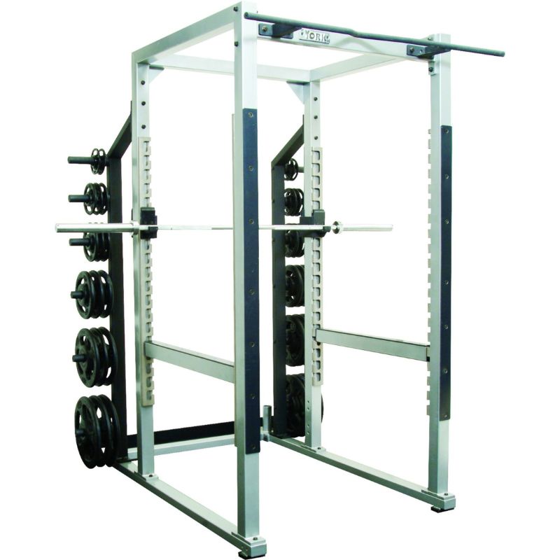 York Barbell STS Power Rack with Hook Plates