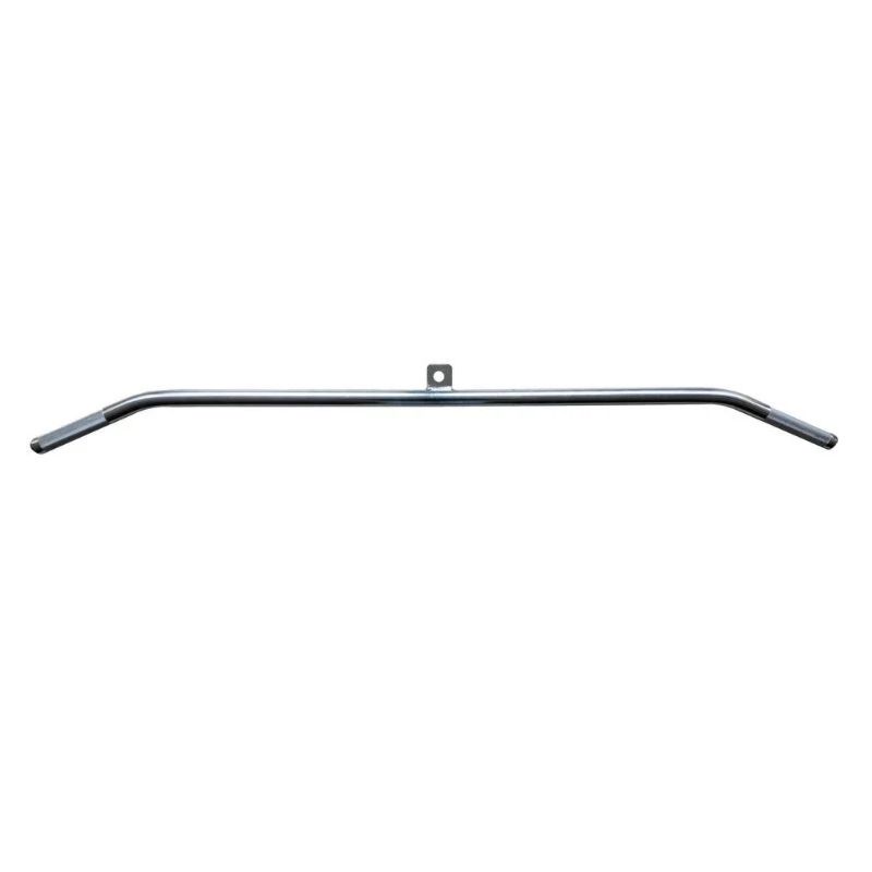 York Barbell (#36160) 48" Solid Steel Chrome Lat Bar