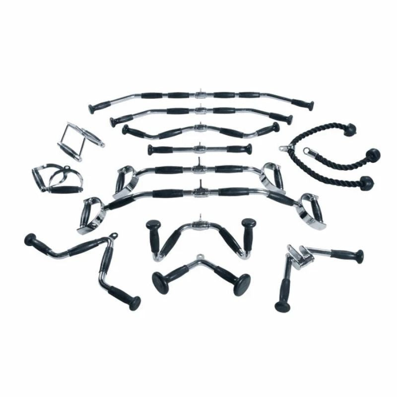 York Barbell (#36170) Cable Attachment Pack with Storage Rack