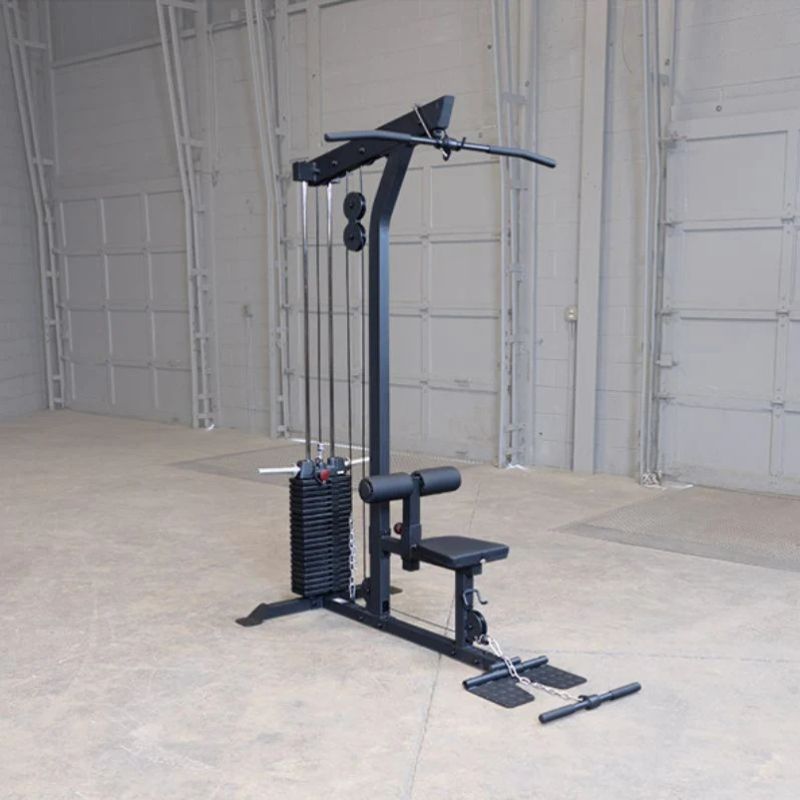 Body-Solid (#GLM85B) Lat Pulldown/Low Row Machine in Black
