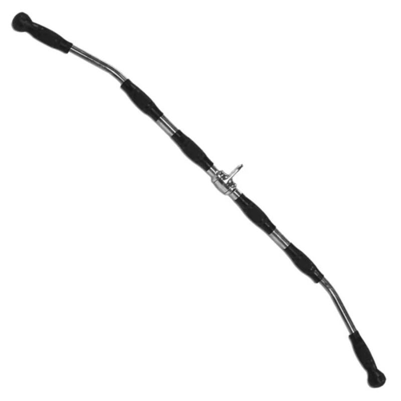 Body-Solid (#MB148RG) Pro-Grip Chrome Lat Bar with Rubber Grips