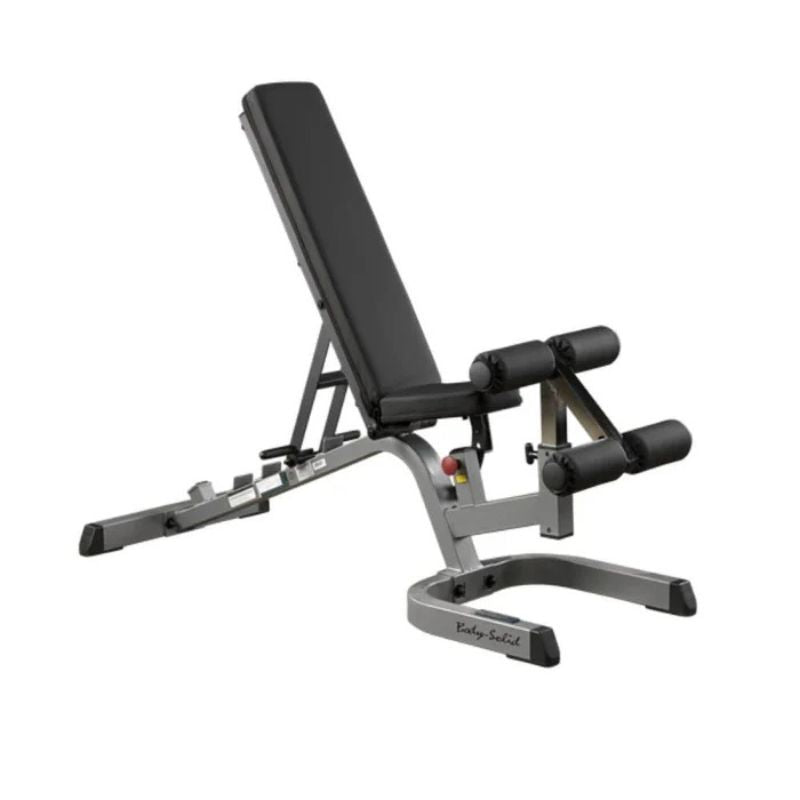 Body-Solid (#GFID71) Flat Incline Decline Bench in Silver