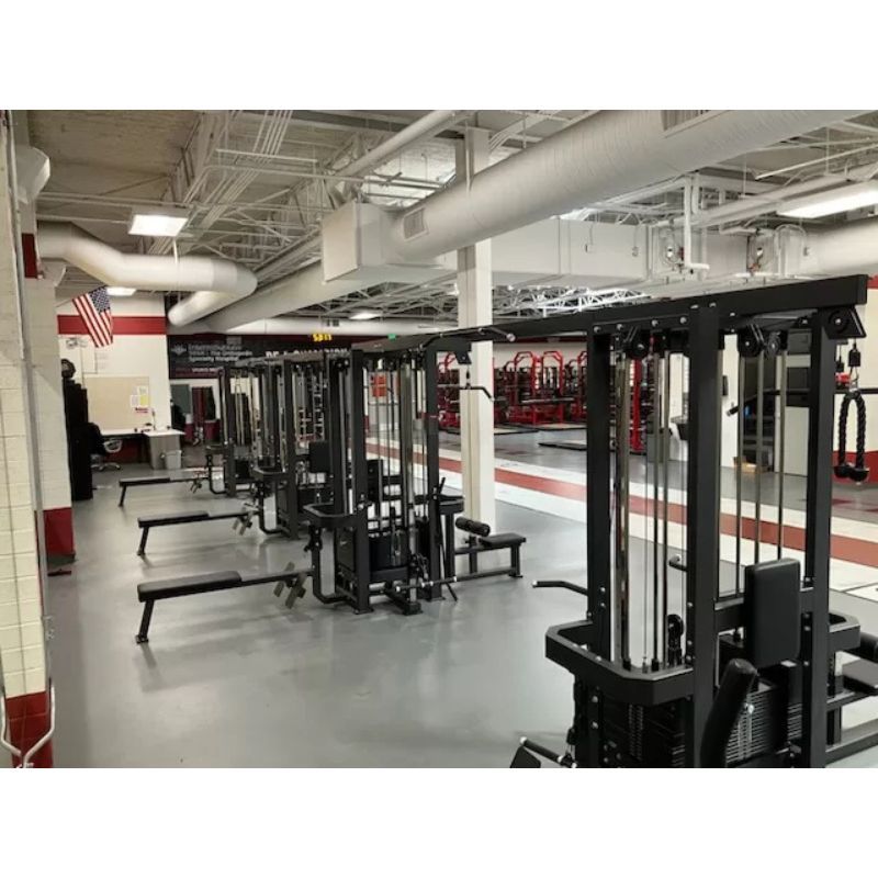 Vortex Strength (#VCCM8100B) Commercial 8-Stack Jungle Gym in Black