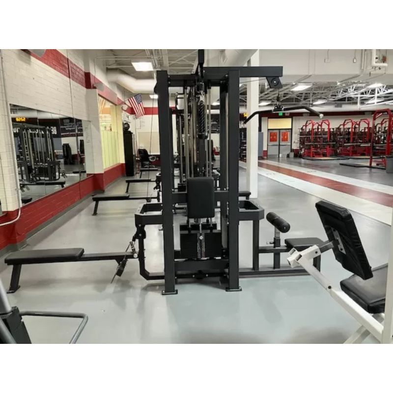 Vortex Strength (#VCCM8100B) Commercial 8-Stack Jungle Gym in Black