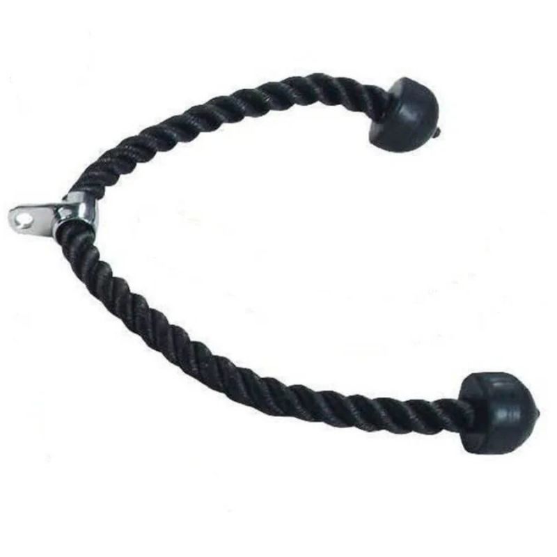 York Barbell (#36168) Triceps Press-Down Rope in Black